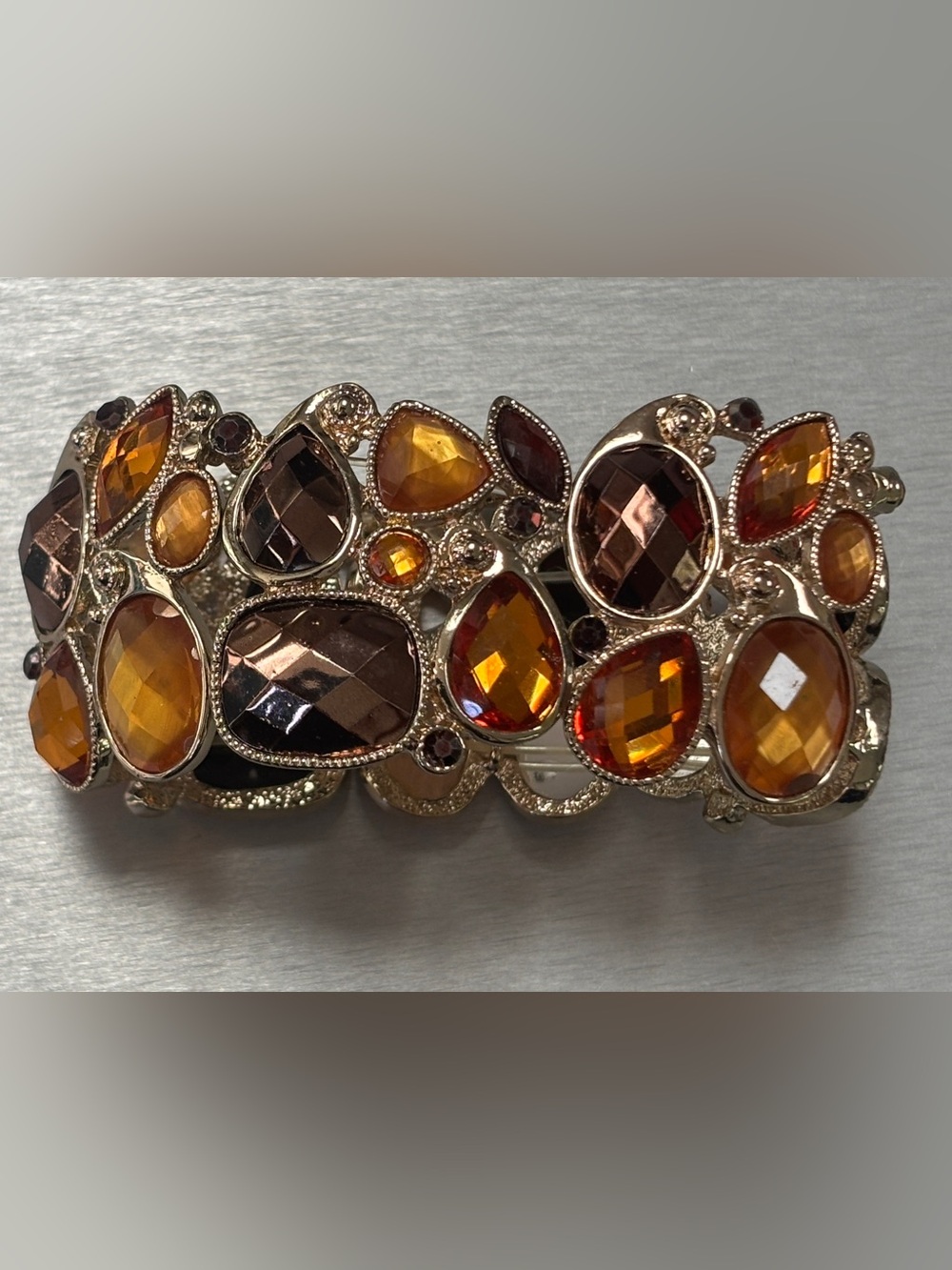Autumn jeweled Strech bracelet